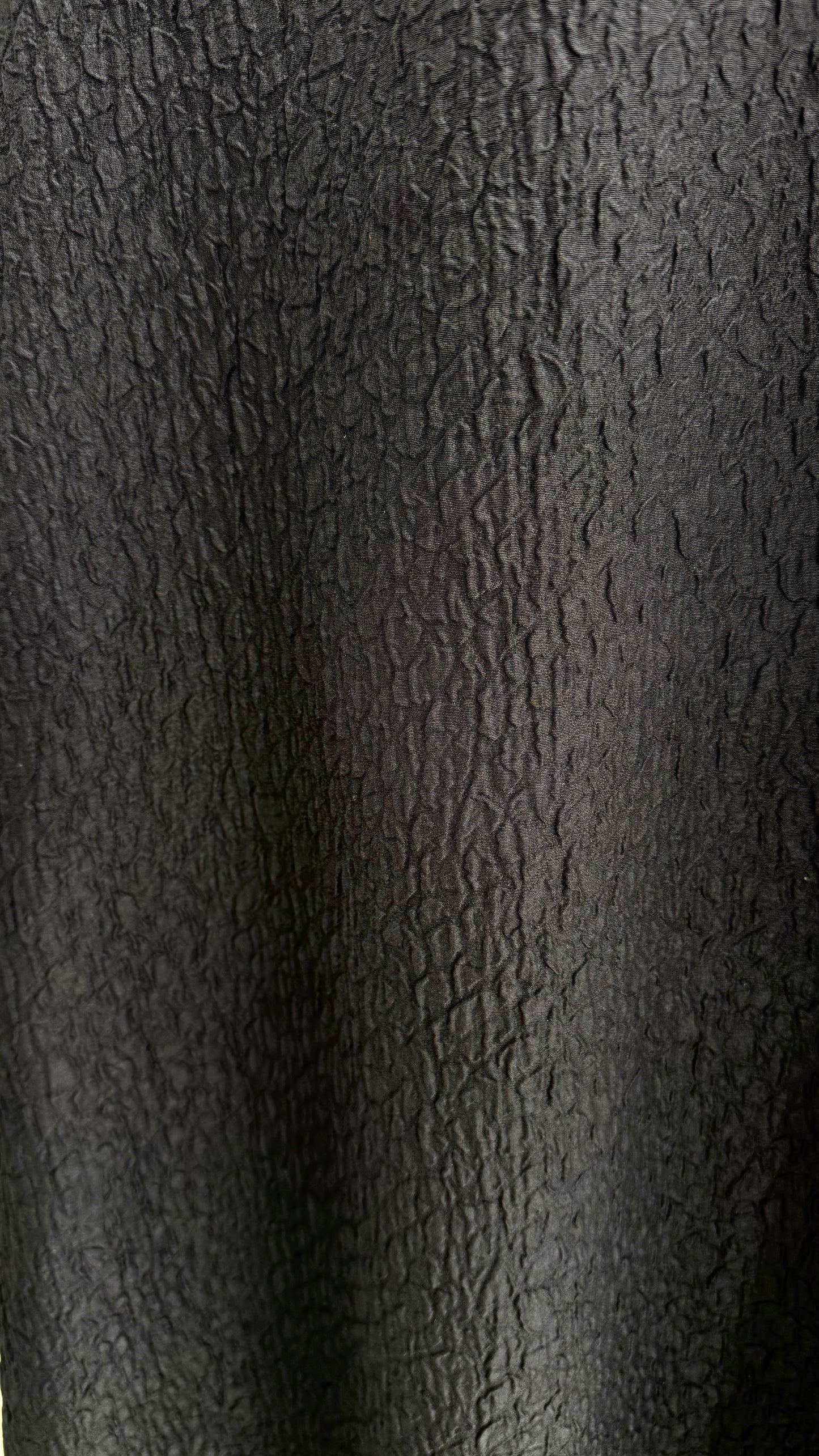 凹凸素材 ジャガード フレンチスリーブAラインワンピース 日本製(057-4982)