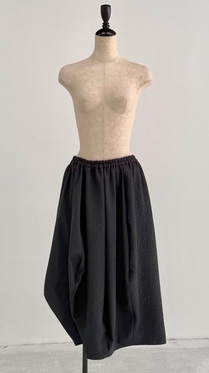 ソロテックストレッチバルーンスカート 日本製(057-4980)