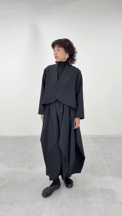 ソロテックストレッチバルーンスカート 日本製(057-4980)