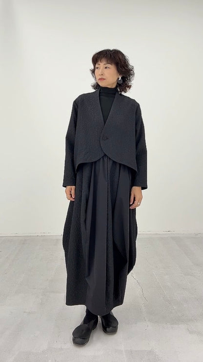 ソロテックストレッチバルーンスカート 日本製(057-4980)