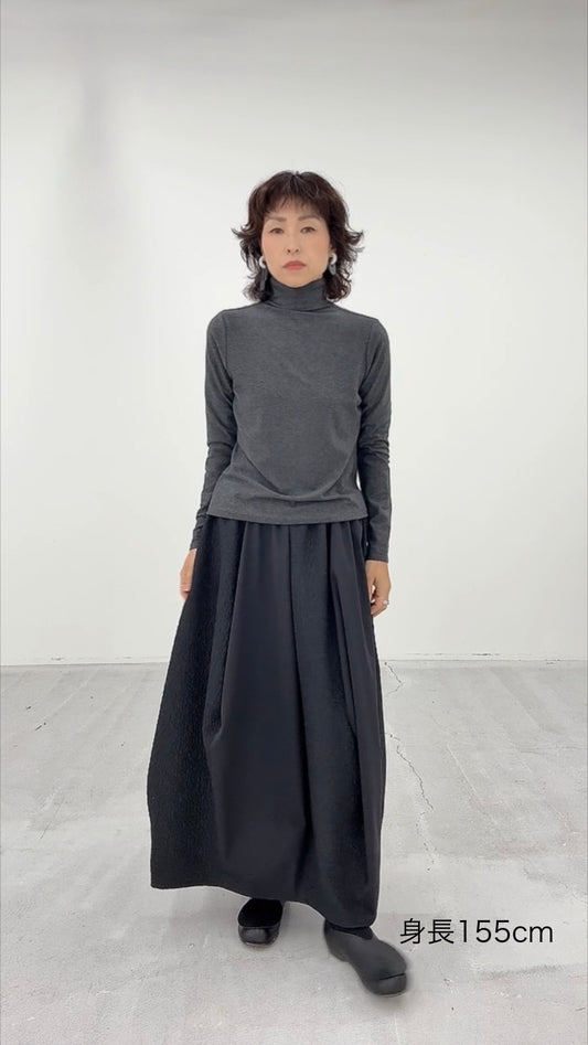 ソロテックストレッチバルーンスカート 日本製(057-4980)