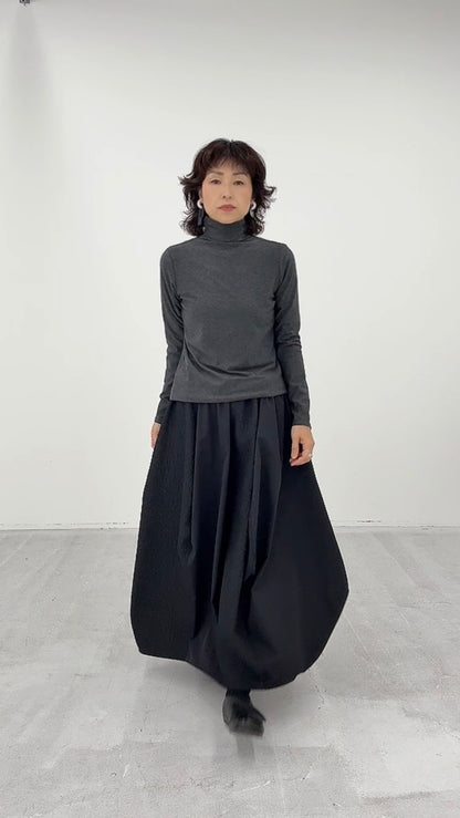 ソロテックストレッチバルーンスカート 日本製(057-4980)