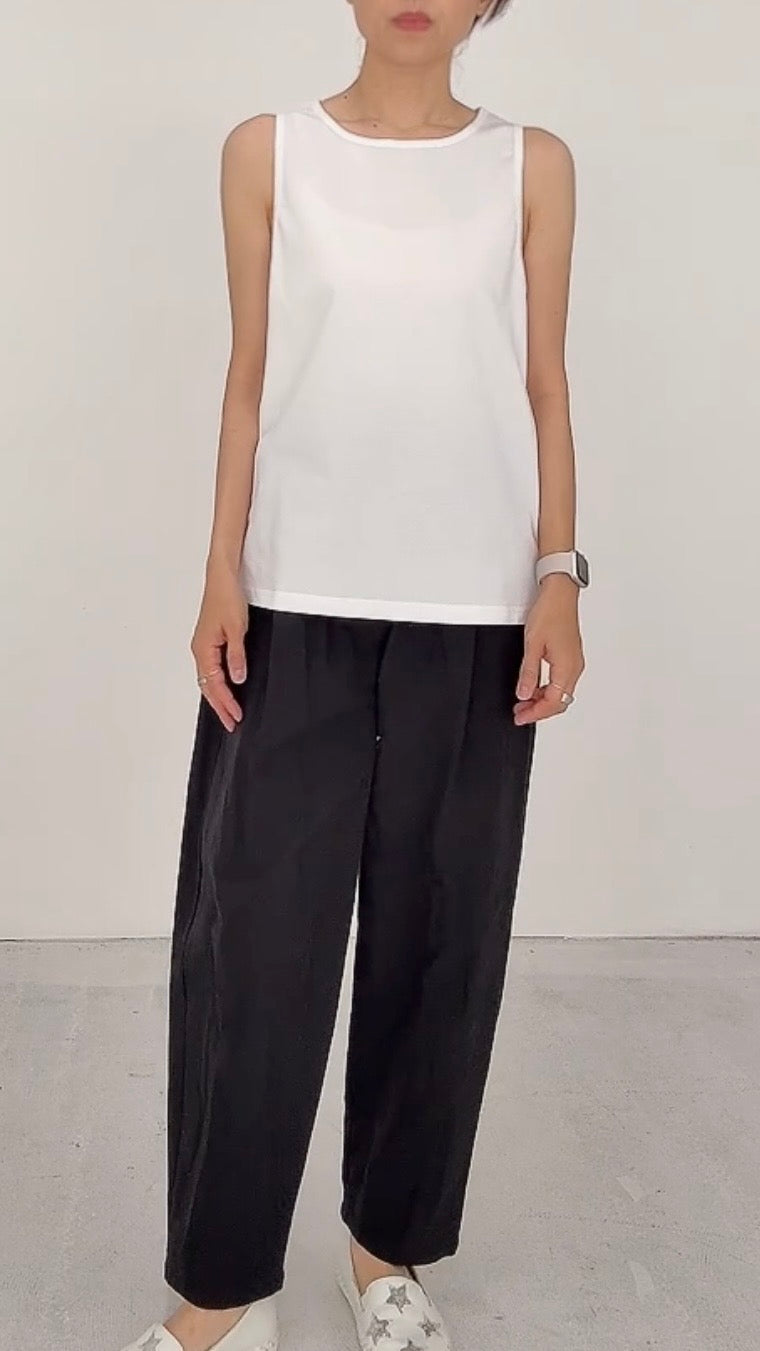 【OOOO】 WASHI タンクトップ　[WHITE]