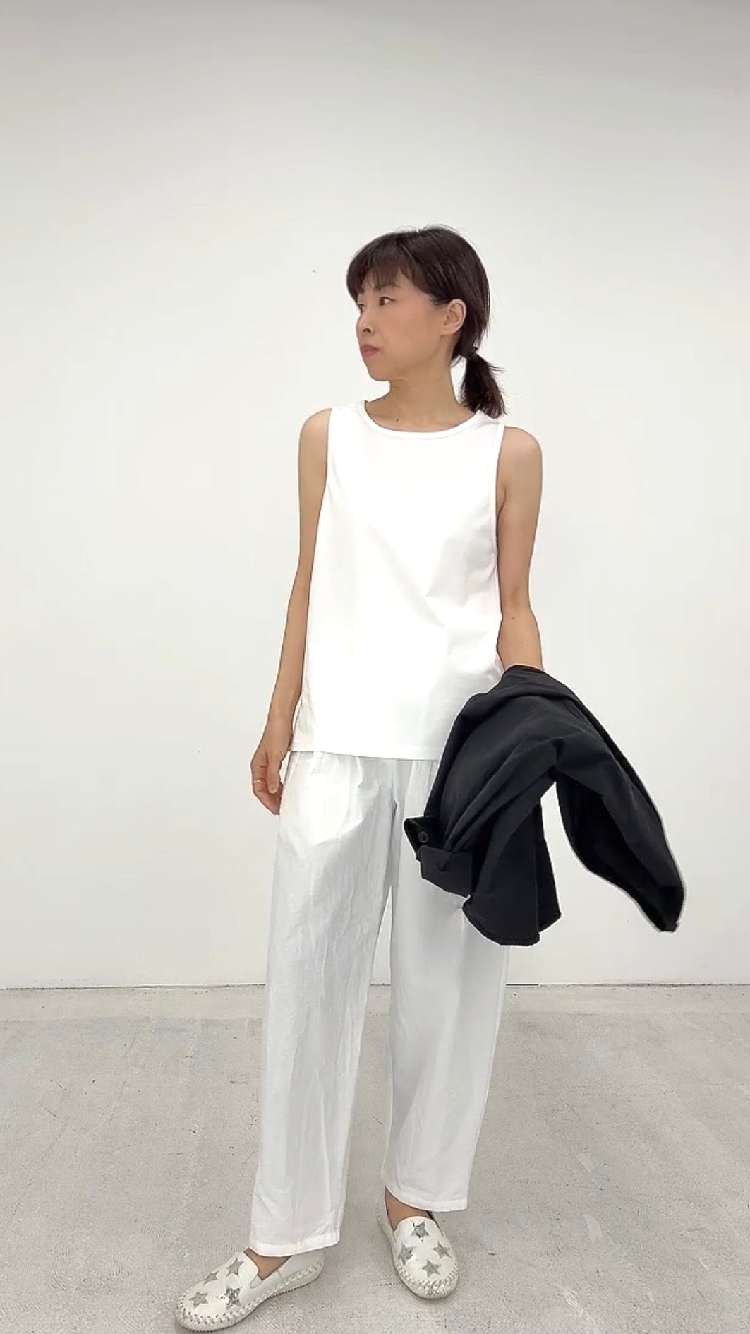 【OOOO】 WASHI タンクトップ　[WHITE]