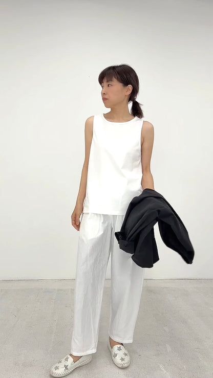 【OOOO】 WASHI タンクトップ　[WHITE]