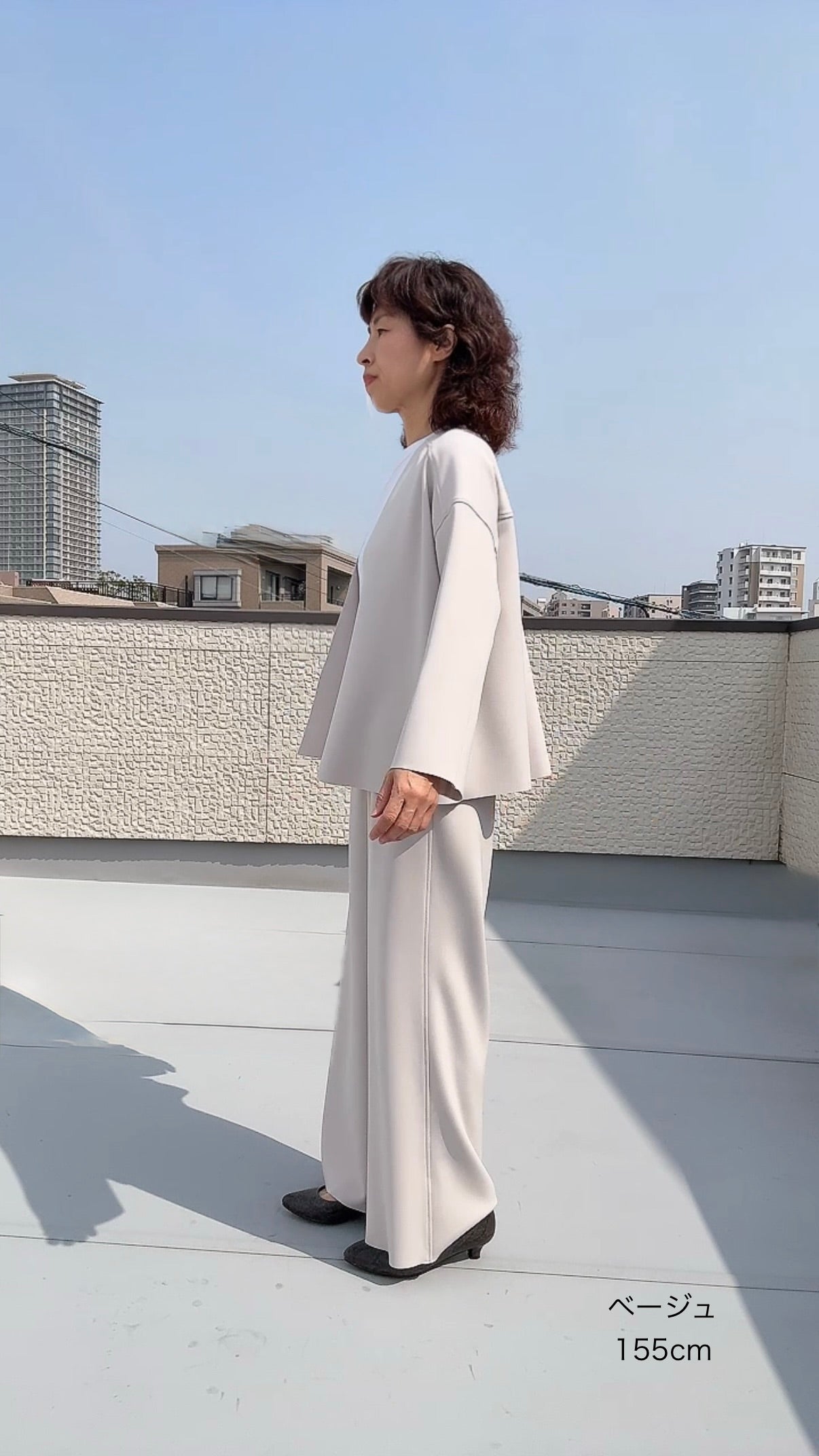 断ち切りダンボールニット ジャケット 065-3374