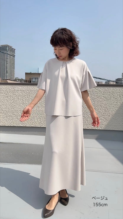 断ち切りダンボールニット ブラウス 065-3369