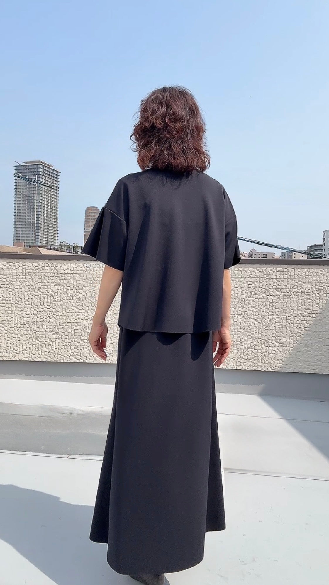 断ち切りダンボールニット ブラウス 065-3369