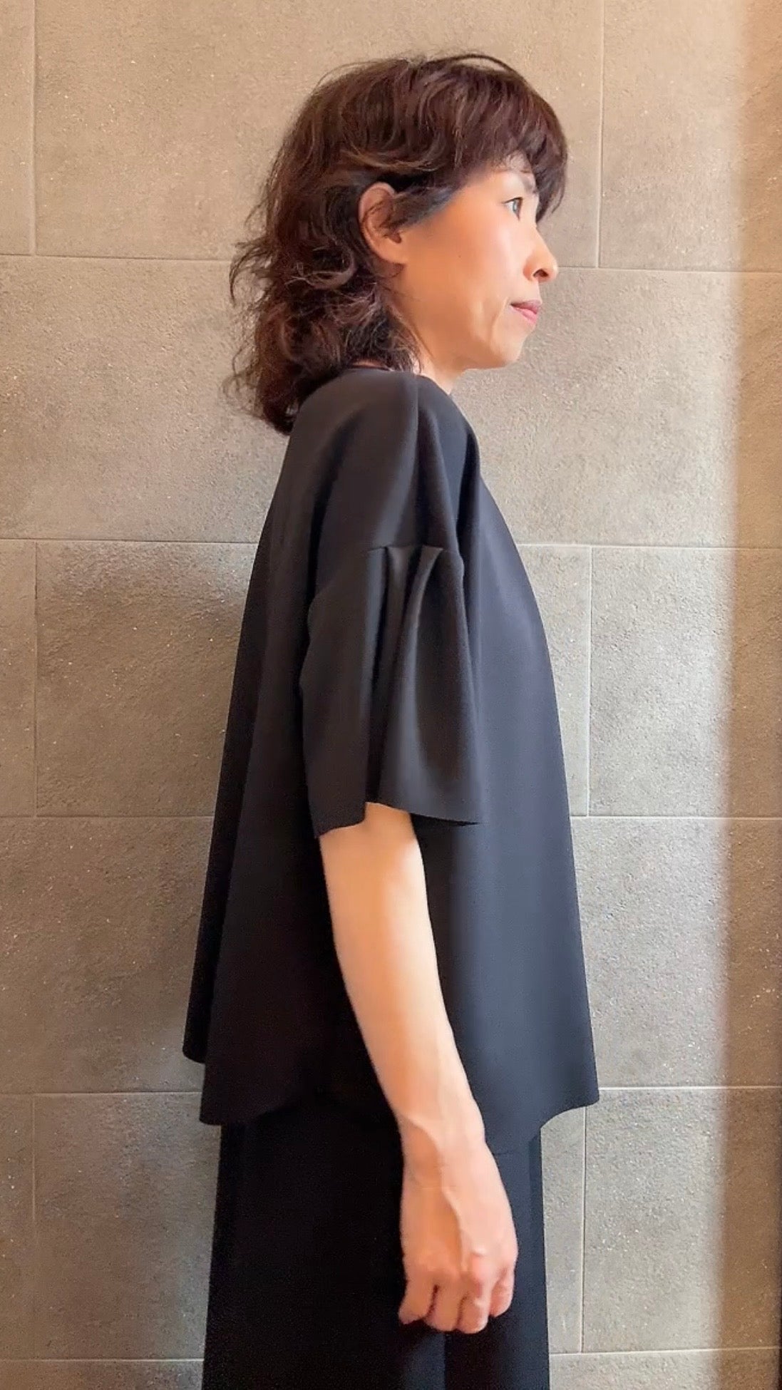 断ち切りダンボールニット ブラウス 065-3369