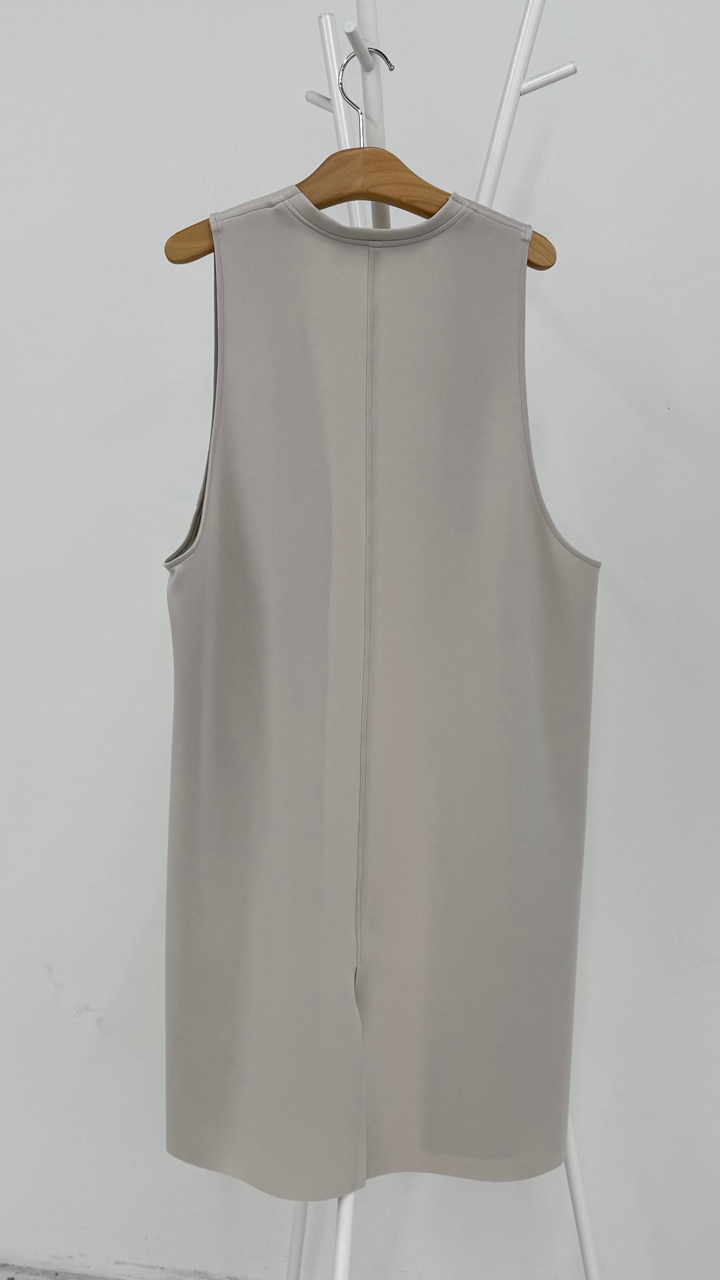 断ち切りダンボールニット ロングジレ 065-3371
