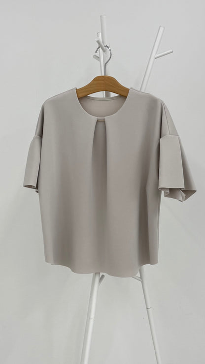 断ち切りダンボールニット ブラウス 065-3369