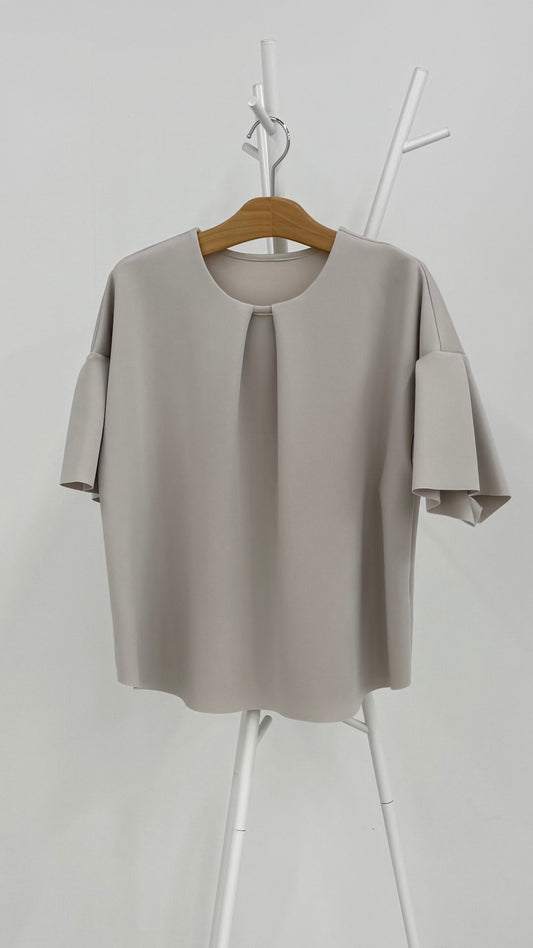 断ち切りダンボールニット ブラウス 065-3369