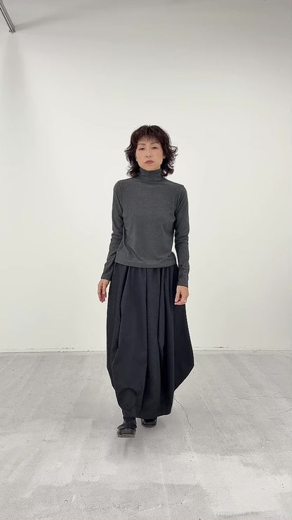 ソロテックストレッチバルーンスカート 日本製(057-4980)